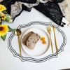 Embroidered Cotton-Linen Placemat Set – Elegant French Lace Table Decor