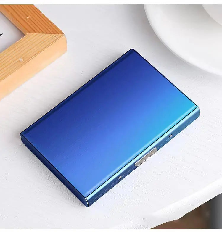 Minimalist Metal RFID-Blocking Card Wallet