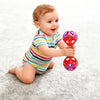 Soft Rubber Teething Rattle Ball for Babies