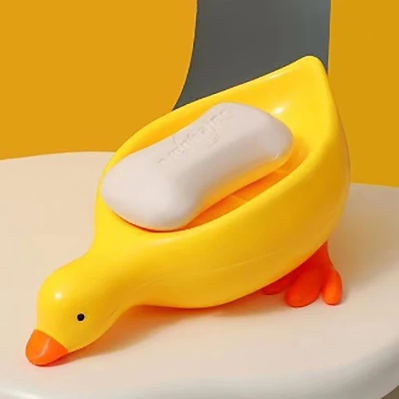 Duck-Shaped Drainable Soap Dish