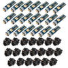 A pack of T5 LED instrument panel bulbs with twist lock bases.