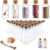 Mini Glass Bottles with Cork Stoppers for DIY Crafts and Gifting