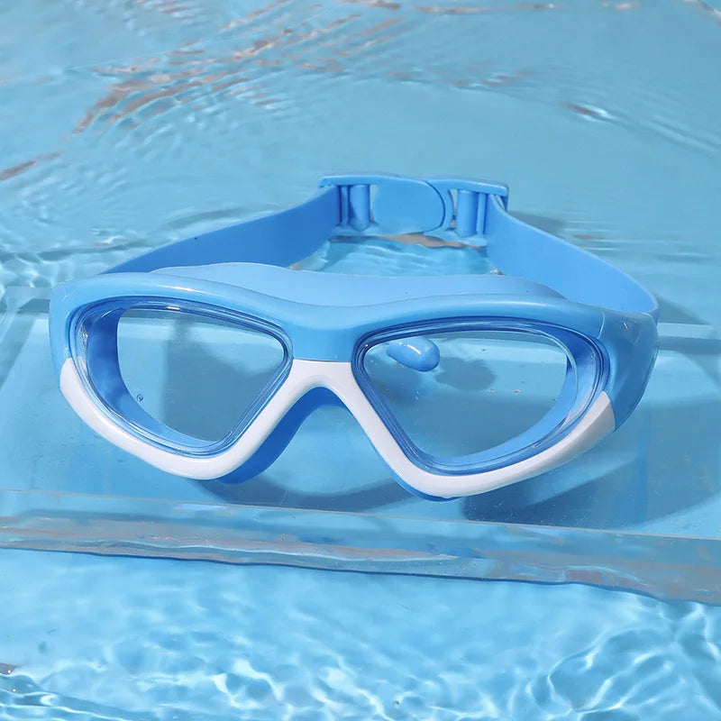 Kids' Anti-Fog Swim Goggles with Ear Plugs