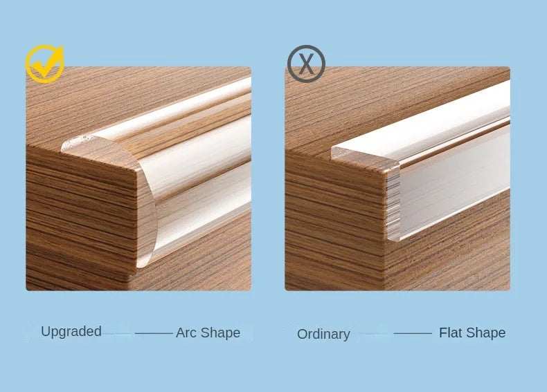 Transparent PVC Safety Strips for Furniture & Table Edges