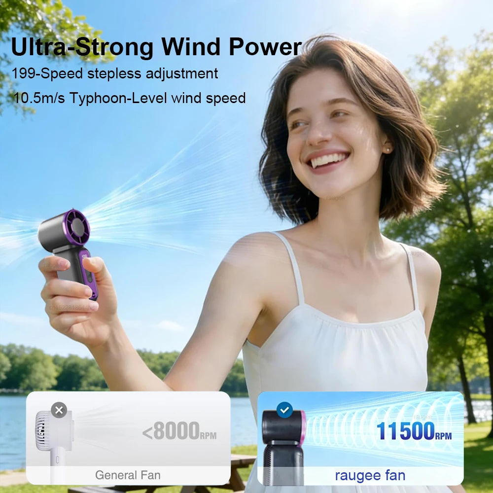 Mini Rechargeable USB Cooling Fan