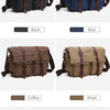 Vintage Canvas Messenger Bag for Men – Retro Crossbody Shoulder Bag