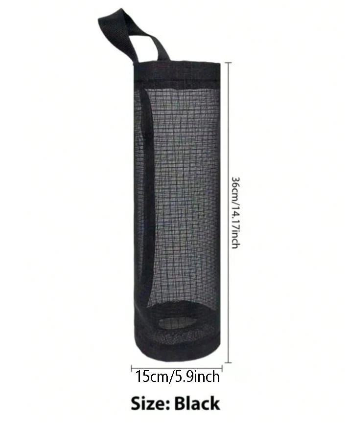 Wall-Mounted Plastic Bag Dispenser for Kitchen Organization