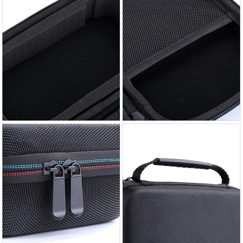 Black hard EVA protective carrying case for NOCO Boost Plus GB40 showing interior and exterior details