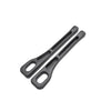 A pair of black car seat gap filler organizers for waterproof crevice storage.