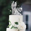 Crystal Rhinestone Mr and Mrs Wedding Cake Topper