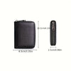 Slim RFID Blocking Card Holder Wallet with Zipper Coin Pocket