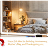 LED Vanity Mirror with Dimmable 3-Color Lighting