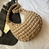 Pleated Plaid Crossbody Bag