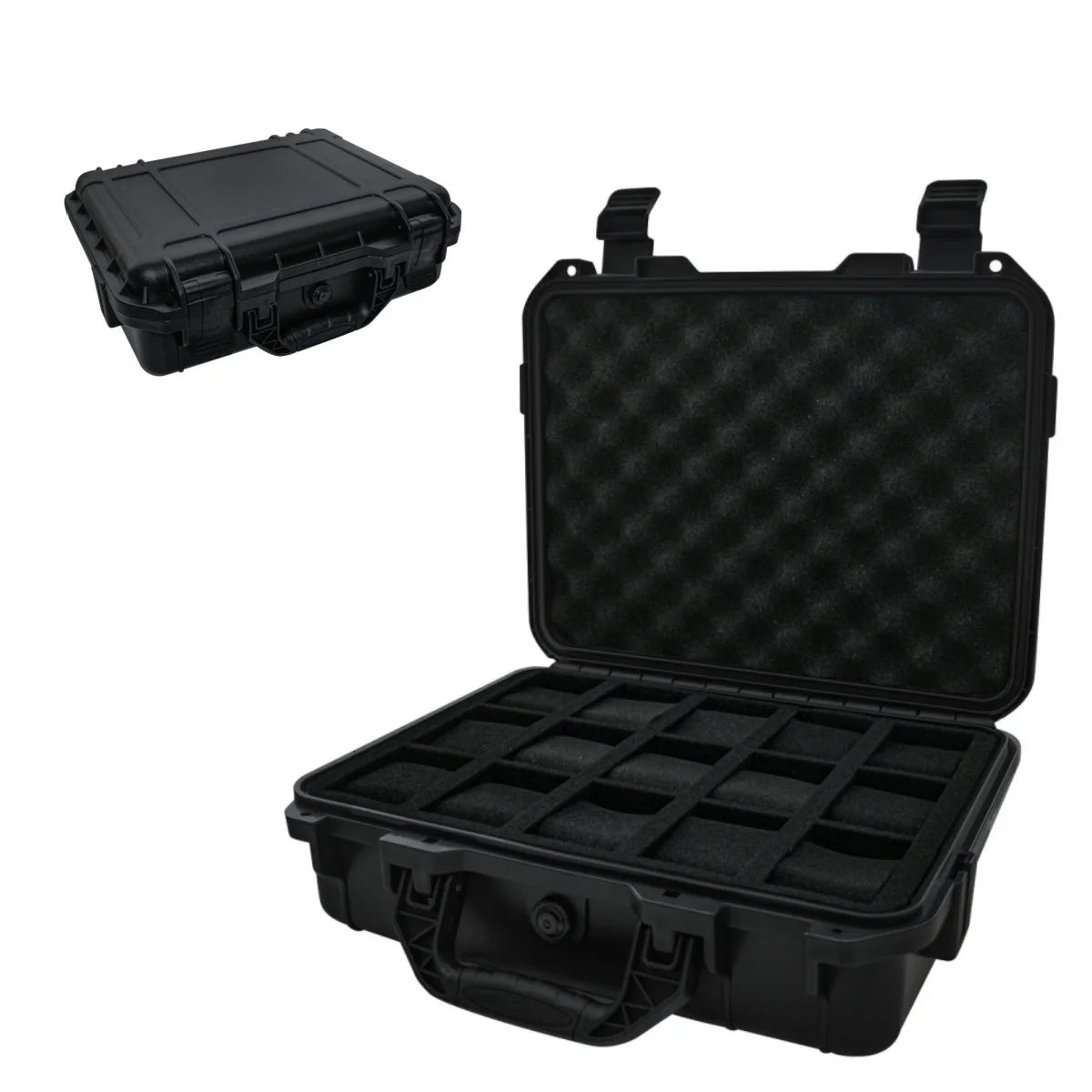 Waterproof Watch Storage Case with Protective Foam Inserts