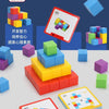 Montessori Rainbow Stacking Blocks for Kids | Spatial Thinking & Math Learning Toy