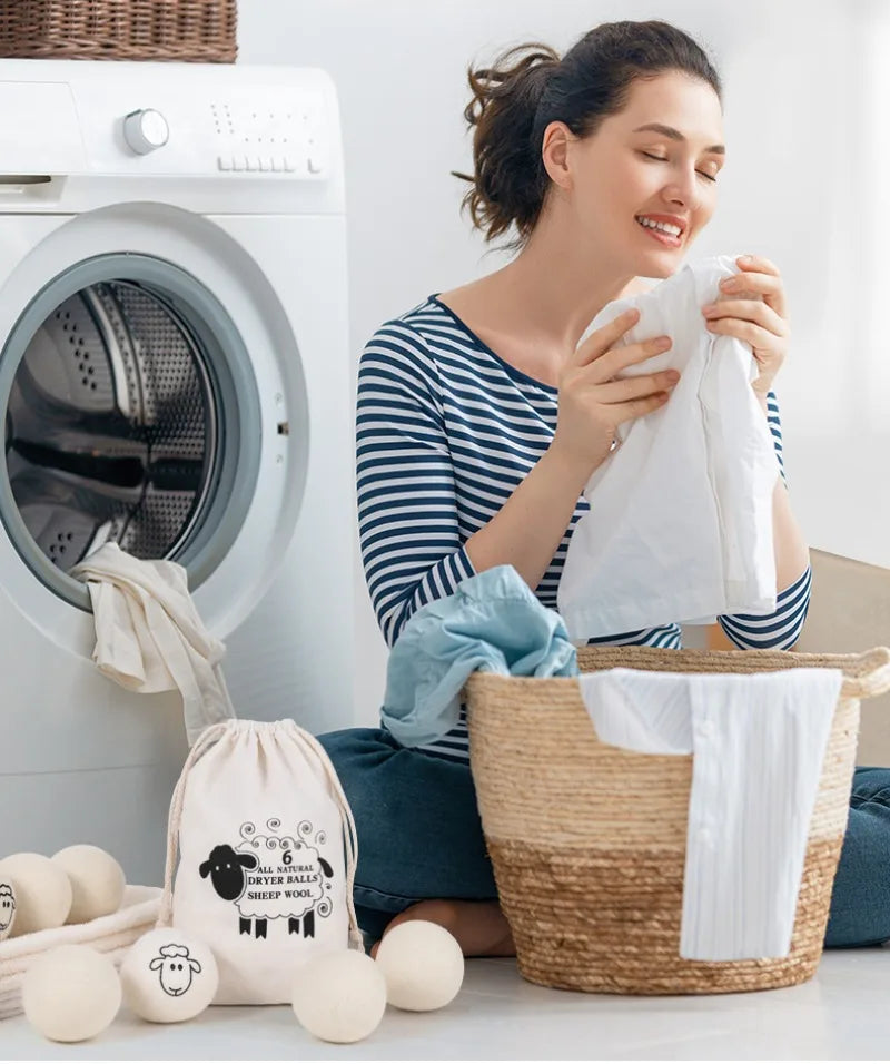 Eco-Friendly Wool Dryer Balls for Soft, Static-Free Laundry