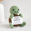 Handmade Crochet Dumpster Fire Doll – Funny Emotional Support Decor