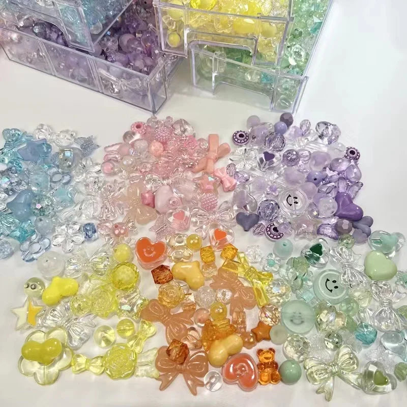 Bunte Acrylperlen für DIY-Schmuck