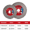 115mm/125mm Diamond Cutting & Grinding Blade for Stone & Tile