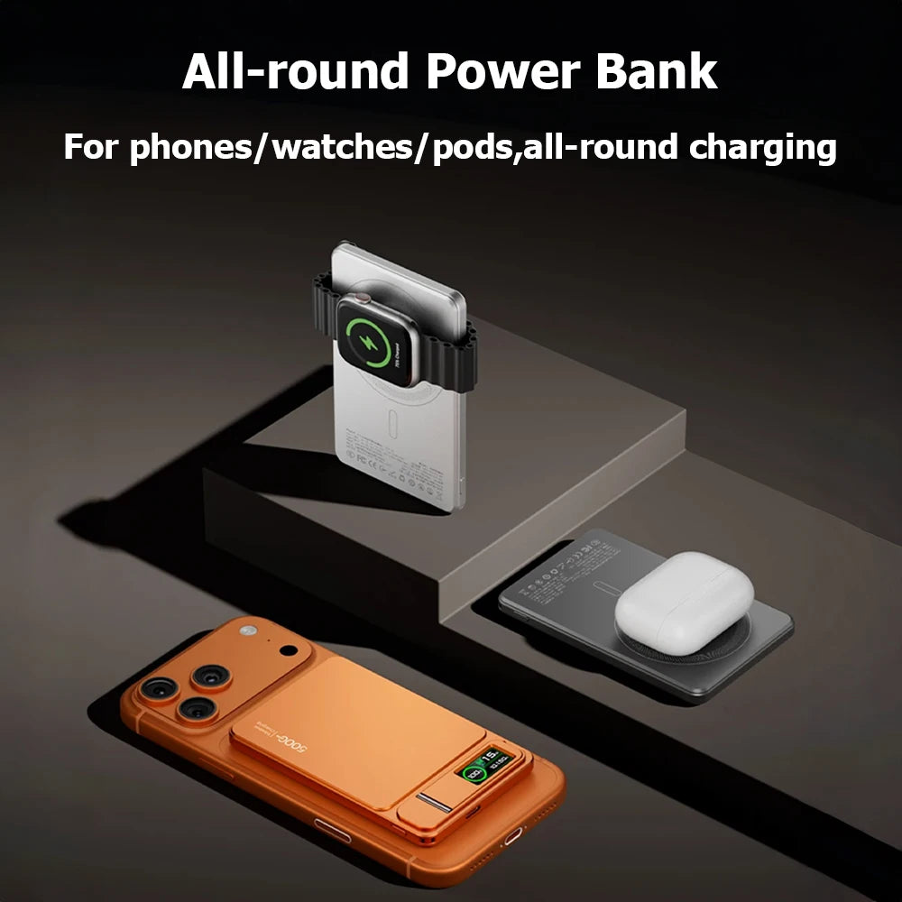 Batterie Externe Sans Fil Magnétique pour Charger iPhone