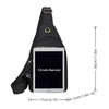 Men's Casual Crossbody Sling Bag with Multiple Pockets