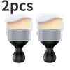 A pair of soft-bristle cleaning brushes with protective cases for car vents and crevices.