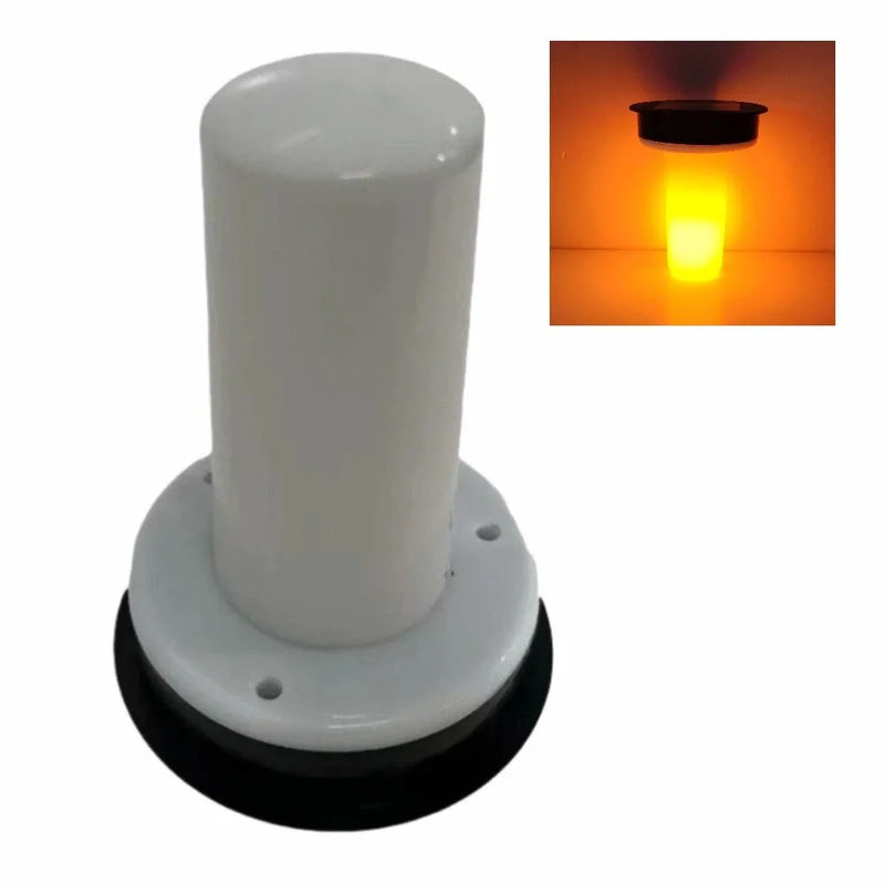 Dôme de Lanterne Solaire à Flamme Scintillante