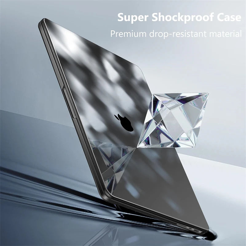 Clear Hard Shell Laptop Case for MacBook Air and Pro