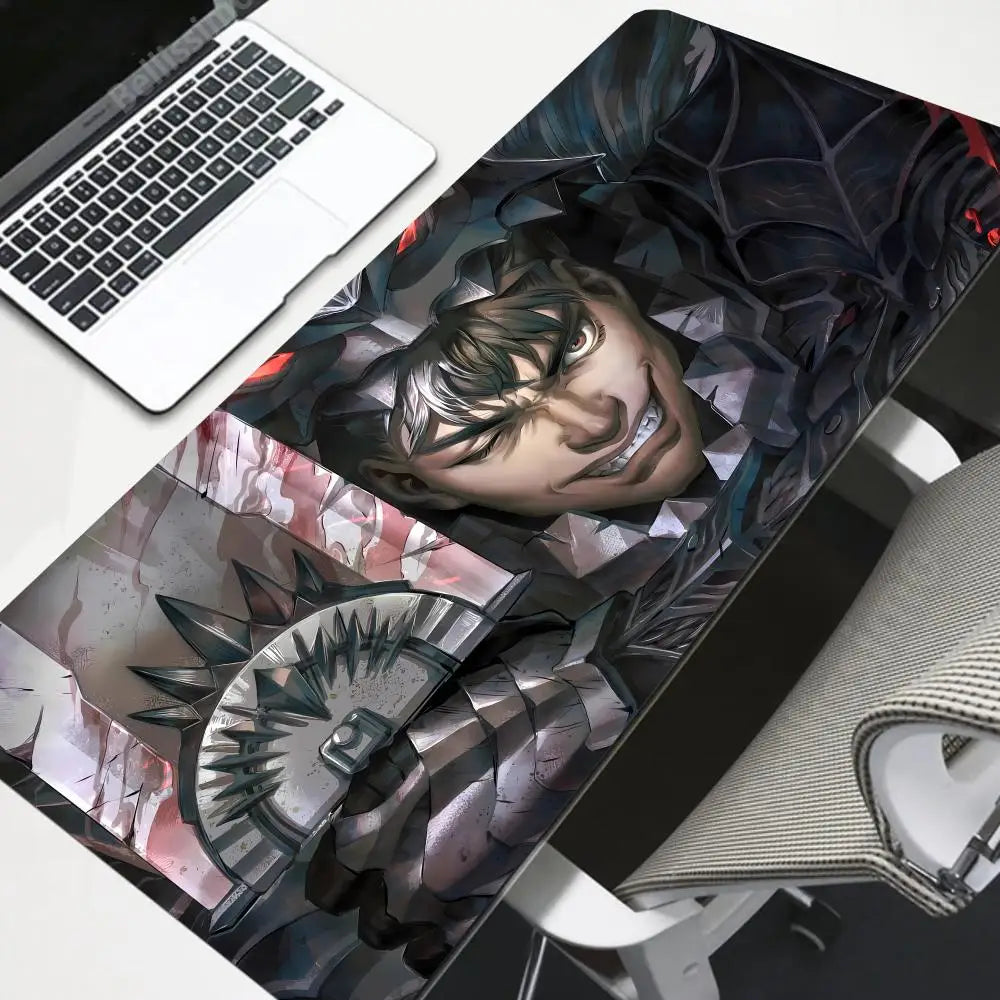 Berserk Anime XXL Gaming Mouse Pad with Non-Slip Rubber Base