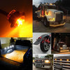 A collection of LED side marker lights for trucks and trailers, including a bright light source and various truck lighting co