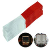 Red and White Reflective Safety Tape for Vehicles and Trailers (10-Pack)