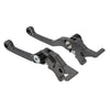 Black CNC aluminum brake and clutch lever set for Sur-Ron Ultra Bee