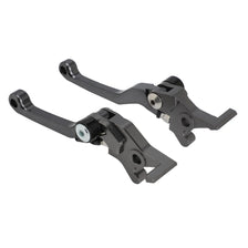 Black CNC aluminum brake and clutch lever set for Sur-Ron Ultra Bee