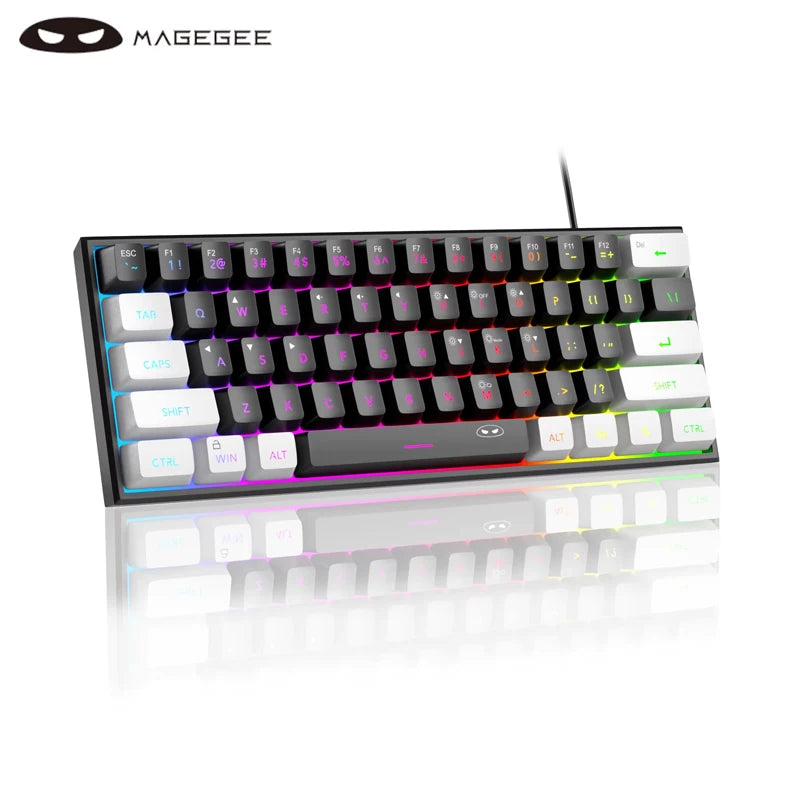Compact 60% RGB Mechanical-Feel Keyboard
