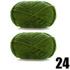 Thick Velvet Yarn for Knitting and Crochet