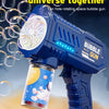 Automatic Bubble Blower Gun with Rocket Launcher