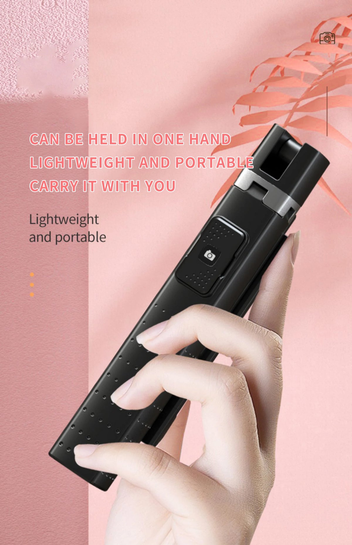 Bluetooth Selfie Stick Tripod with Remote Control