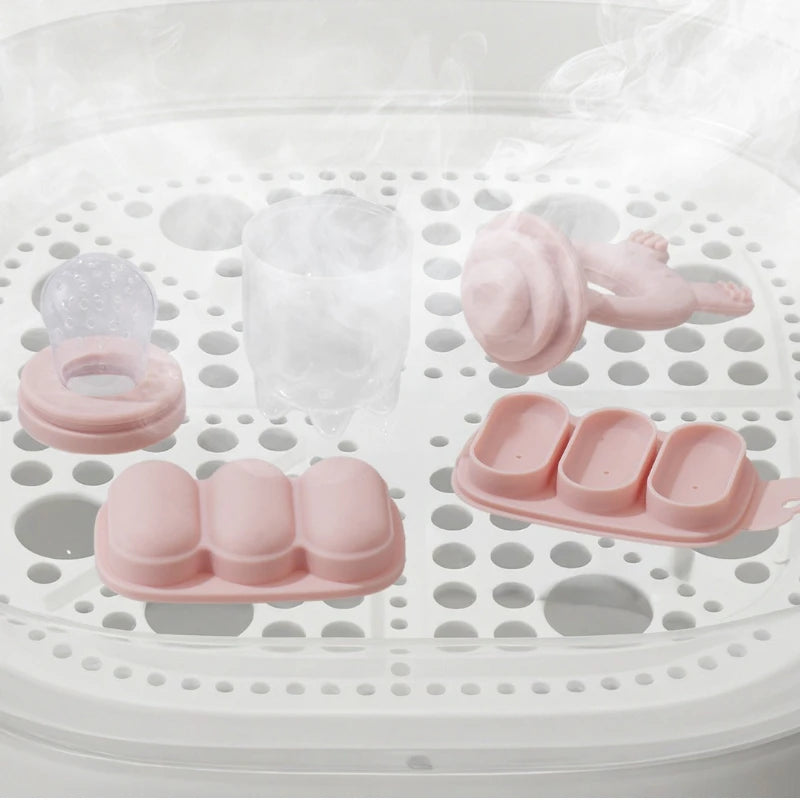 BPA-Free Silicone Baby Food Feeder and Popsicle Mold Set