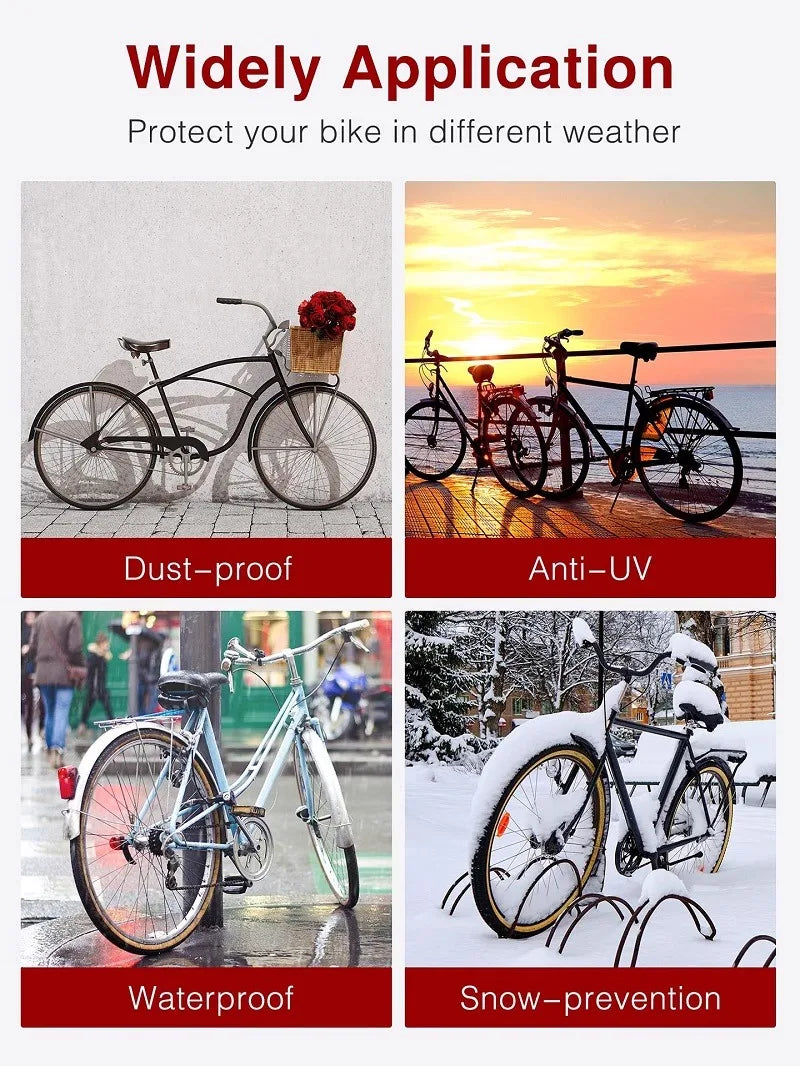 Waterproof Bicycle Cover for Outdoor Storage
