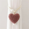 Plush Heart Tieback Curtain Decoration