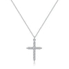 Collier Croix en Or 14K Plaqué pour Femmes
