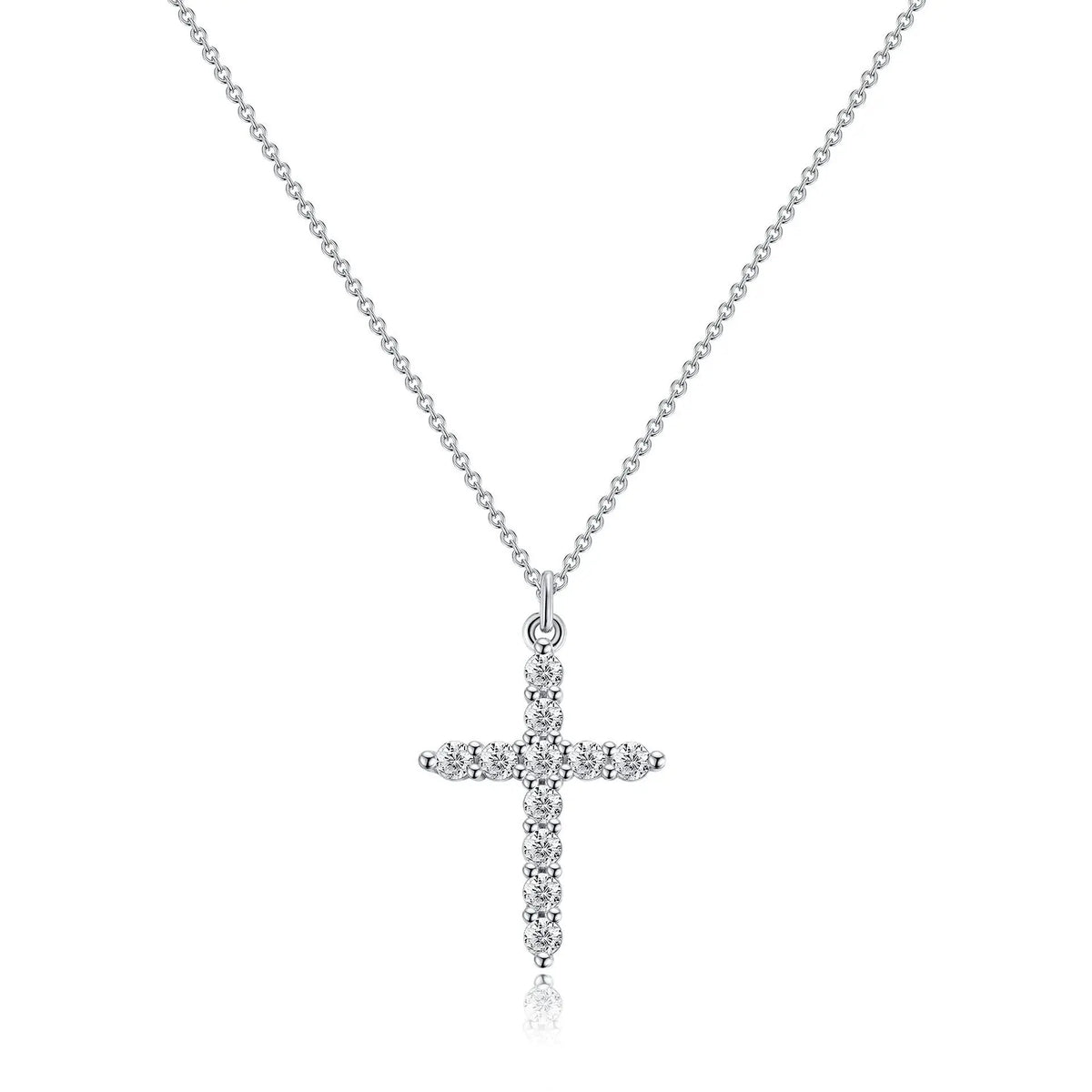 Collier Croix en Or 14K Plaqué pour Femmes