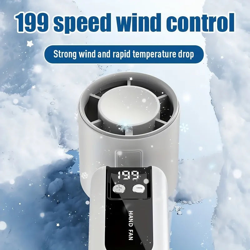 Foldable Turbo Fan with 200 Speed Settings