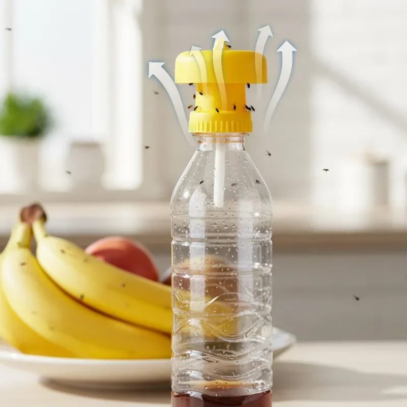 Yellow Plastic Fruit Fly Trap for Garden and Orchard