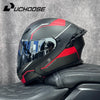 Modular Flip-Up Motorcycle Helmet with Removable Chin Guard