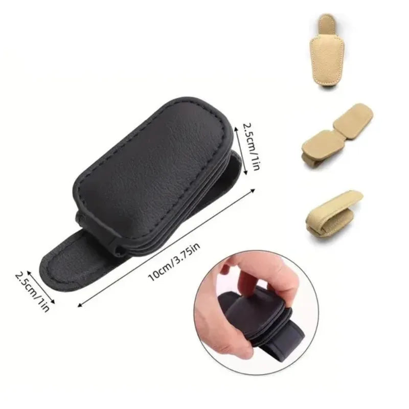 Magnetic Car Sun Visor Glasses Holder