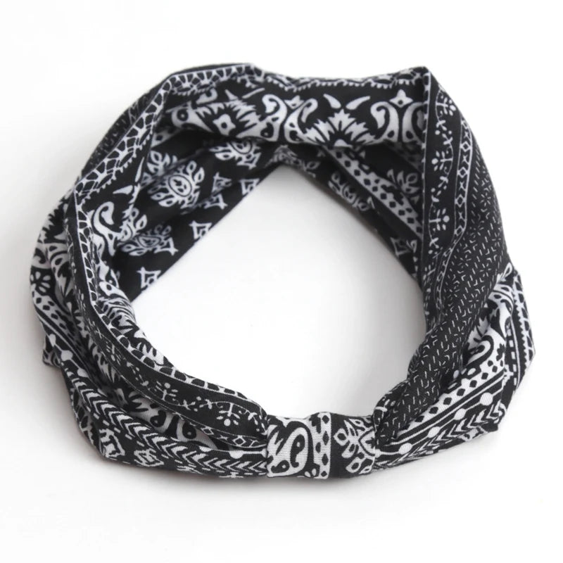 Bohemian Elastic Headbands for Hair & Yoga