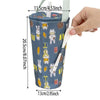Insulated Tumbler Sleeve with Cartoon Print