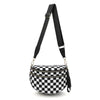 Women's Checkered Fanny Pack with Adjustable Crossbody Strap
