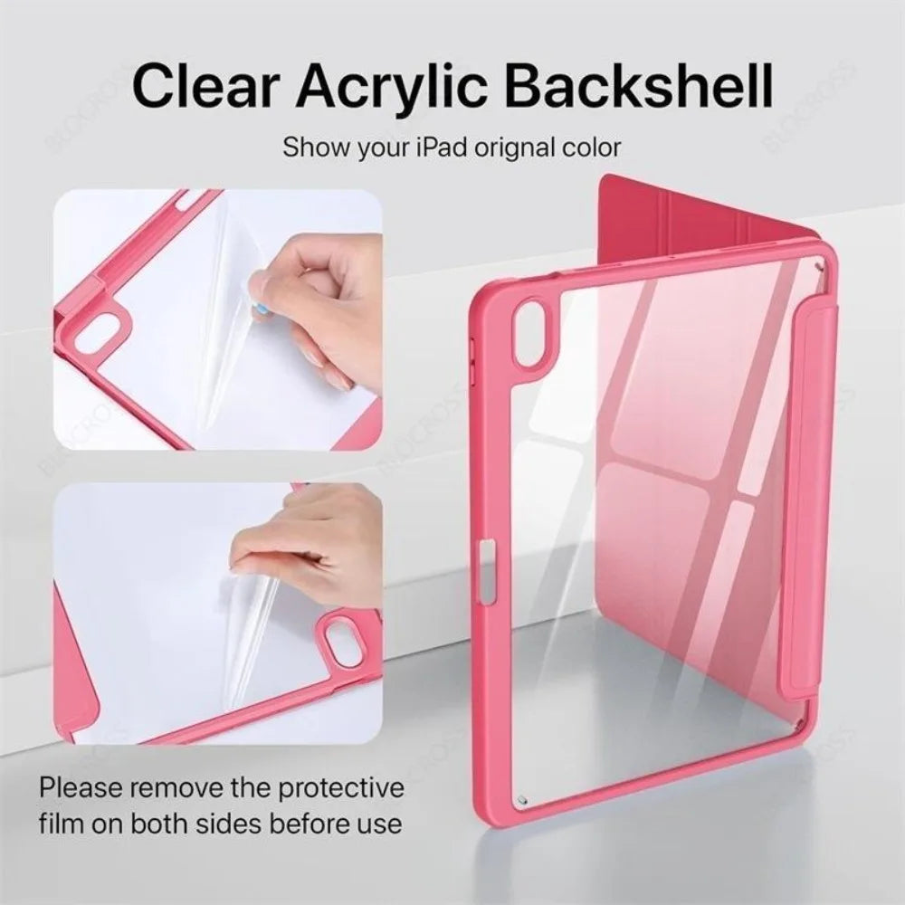 Shockproof iPad Case with Stand & Pencil Holder